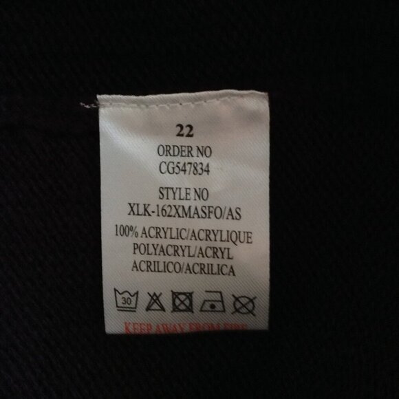 NWT Brave Soul XXL (18) Fox Winter/Christmas sweater. Boxy, Warm, Festive, chic - Picture 2 of 7